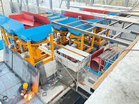 Machine de gravitation à double chambre pour la séparation des minerais dans les installations minières