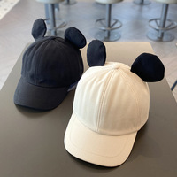 Gorra de Béisbol Ajustable de PVC de 6 Paneles para Niños Unisex con Protección Solar para Primavera y Otoño
