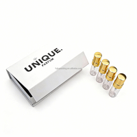 Coffret d'échantillons personnalisé 2ml 3ml 5ml pour 3-4 parfums – Kit de découverte testeur de parfum 3 ou 4 flacons avec petite boîte en papier et insert