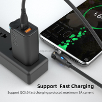 Kabel Data USB-C 60W | BSCI Certified Factory 3 in 1, kabel Data & pengisian daya magnetik 3,3 kaki 6,6 kaki
