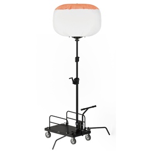 เสาไฟส่องสว่างเคลื่อนที่แบบโซลาร์ 360 องศา ป้องกันแสงสะท้อน สำหรับงานก่อสร้าง พร้อมไฟ LED แบบพกพา - Product Image 1