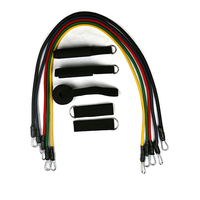 Bandas de Resistencia para Ejercicio Físico, Bandas Elásticas para Entrenamiento de Fuerza, Bandas de Resistencia Ajustables, Tubo de Tonificación