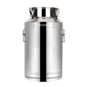 Cubo de Almacenamiento Sellado de Acero Inoxidable 304 con <span class=keywords><strong>Grifo</strong></span>, Especial para Leche, Jugo, Cerveza, Aceite, Alimentos Secos y Té - Product Image 1