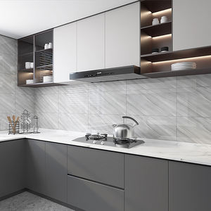 Pegatinas 60x60 mármol moderno geométrico impermeable Pvc Panel de pared 3D mármol Pvc piso rollo autoadhesivo estriado paneles de pared Pvc - Product Image 4