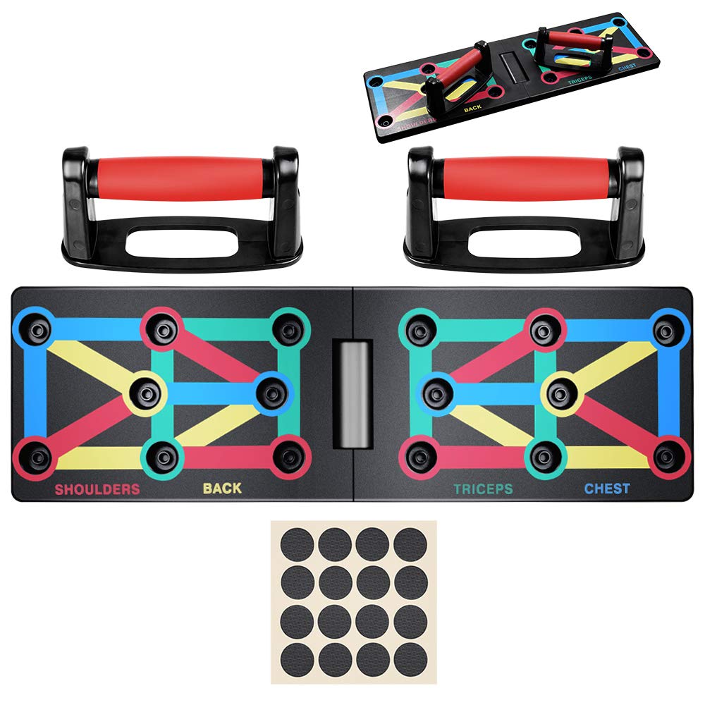 Мужская и женская домашняя стойка для фитнеса, тренировочные подставки с эффектом пуш-ап, Складная портативная доска с эффектом пуш-ап