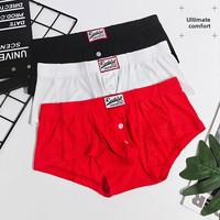 Caleçons Boxers Slim Fit en Viscose Tricotée, Conçus par des Influenceurs, Taille Basse, Coupe en U, Tendance, Sexy, Sous-vêtements Masculins Anti-humidité