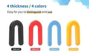 U Shims 1/16 Venta caliente Sistema de nivelación de azulejos Espaciador de azulejos Tipo U <span class=keywords><strong>para</strong></span> piso y ventana Popular 1/8 3/16 1/4 - Product Image 2