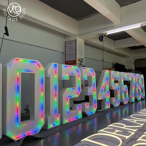 Letras LED de Neón Grandes de 4 Pies <span class=keywords><strong>para</strong></span> <span class=keywords><strong>Alquilar</strong></span>, Números de Marquesina de 4 Pies con Luces - Product Image 1