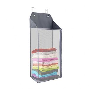 Organizador Colgante Clásico para Puerta con Cubierta de Tela Antipolvo, Cesto para Ropa Sucia, Bolsa de Almacenamiento de Malla para Ropa Sucia - Product Image 1
