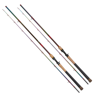 <span class=keywords><strong>Canne</strong></span> à pêche spinning et casting en fibre de carbone, accessoire à 2sections, 2.1M, de puissance XH, adapté au leurre - Product Image 3