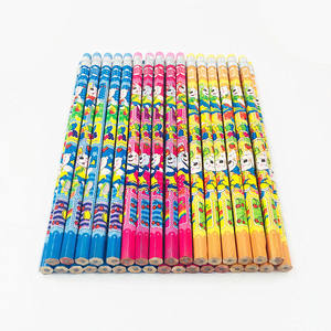 Crayons en graphite pour enfants, crayons en bois HB personnalisés et bon marché avec gomme - Product Image 1