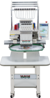 FEIYA-1201N Sistema de Diseño de Patrones para Bordado Software de Creación de Diseños Máquina de Bordado Plano con 1 Cabezal y 12 Agujas