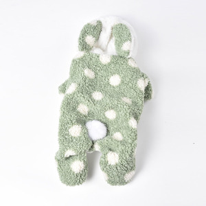 कुत्तों और बिल्लियों के लिए थोक लक्जरी चार पैर वाले कोट और बिल्लियों के लिए मज़ेदार खरगोश के कान मोटी ऊन पालतू सर्दियों और जानवरों के लिए वसंत ऊन - Product Image 3