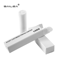 Emballage personnalisé avec logo pour cartouches de 1 ml, tubes supérieurs, finition mate, en carton, avec doublure en éponge, pelliculage mat, recyclable, mobile