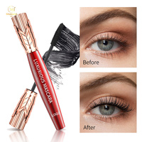 Extensions de Cils Mascara 4D Fibre de Soie Curling Allongement Mascara Étanche Volume Mascara De Luxe Maskara