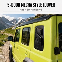Accessoires Uzuki Jimny 2026 5 Portes Style Mecha Louver ABS Garniture Décorative Protectrice Extérieure