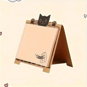 Cute Creative Lazy Cat Printed Self-Adhesive Sticky Notes Memo <b>Pads</b> Essential Office Study Supplies for Students - Product Image 6