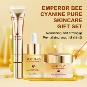 Aesthtany Bán hàng nóng chăm sóc da Nhà cung cấp vitamin C axit hyaluronic Mặt huyết thanh Kem mắt Toner chăm sóc da Bộ - Product Image 3