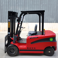 Chariot élévateur électrique robuste de 2000 kg avec pneus pleins et mât de levage haute performance