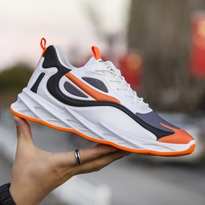 Zapatos Deportivos Casuales con Cordones para Hombre, Tallas Grandes, Comercio Exterior, Estilo Primavera 2025, Parte Superior de Malla Transpirable, Entresuela de EVA, Punta Reforzada - Product Image 4
