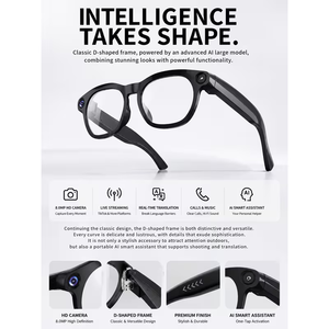 <span class=keywords><strong>Occhiali</strong></span> Smart AI 2026 con Fotocamera 8MP, Registrazione Video HD, Audio e Traduzione in Tempo Reale - <span class=keywords><strong>Occhiali</strong></span> Indossabili Uomo Donna - Product Image 2