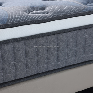 Matelas confortable en latex pour chambre à coucher bobines à ressort de poche euro top matelas matla en peluche 140 190 matelas king - Product Image 6