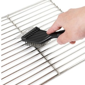 Cepillo para Limpiar Parrillas de Barbacoa, Accesorios para Parrilla, Cerdas de Acero Inoxidable, Cepillos de Limpieza Antiadherentes, Accesorios para Barbacoa - Product Image 2