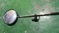 Miroir d'inspection automobile pratique, rétroviseur de toit télescopique avec lampe de poche