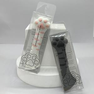 Cuillère à friandises pour chat avec poignée ergonomique, écologique, avec couvercle en silicone, ouvre-boîte pour chat, cuillère mignonne en forme de patte pour aliments humides - Product Image 2