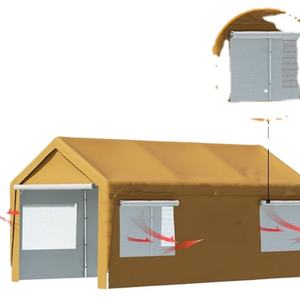 Auvent de stationnement écologique Blue Ocean en promotion, abri de voiture, tente de garage pour stockage extérieur de véhicules - Product Image 1