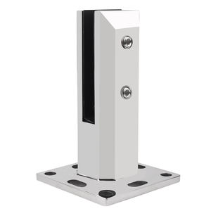 Supports de fixation au sol modernes en acier inoxydable pour verre, pour villa, centre commercial, hôtel, balcon extérieur, escalier, <span class=keywords><strong>clôture</strong></span> - Product Image 6