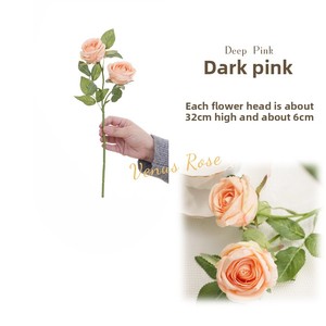 <span class=keywords><strong>Fleur</strong></span> artificielle en soie Premium à 2 têtes, Rose Vénus, pour <span class=keywords><strong>bouquet</strong></span> de mariage DIY, matériel de fleuriste, décoration intérieure, Saint-Valentin - Product Image 6