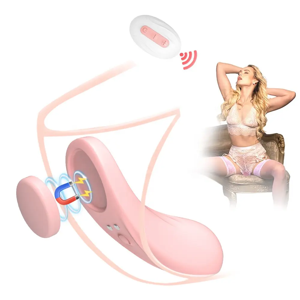 Giyilebilir külot vibratör manyetik klip ile uzaktan kumanda seks titreşimleri yetişkin seks oyuncakları kadınlar için G Spot vibratör uzun mesafe