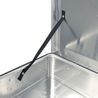 LxlxH 785x580x400mm 74kg Conteneur en aluminium d'une capacité de 156 litres avec coins empilables Boîte de rangement polyvalente
