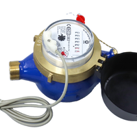 Compteur d'eau de type sec à transmission magnétique multi-jets à lecture directe conforme à la norme NMW OIML Classe B / R80 avec anneau de fermeture en laiton