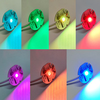 Puce LED 5V, carte source lumineuse monochrome, bicolore, multicolore, lampe de bureau DIY, veilleuse à intensité variable avec télécommande tactile