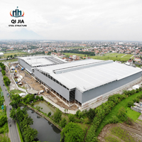 Bâtiment à structure métallique, charpente préfabriquée soudée en H, entrepôt industriel CWB, atelier métallique