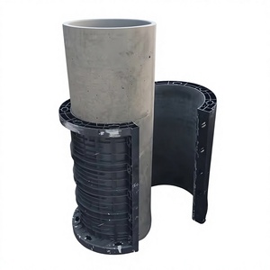 Système de coffrage circulaire en plastique ABS, coffrage modulaire rond pour piliers en béton, diamètre 300 mm, 350 mm, 400 mm, 450 mm - Product Image 1