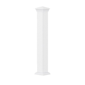 HIMOWAY <span class=keywords><strong>Poteau</strong></span> de rampe d'escalier monté en hauteur en acier inoxydable et aluminium 4 po x 4 po et 3,15 po x 3,15 po, balustrades et mains courantes - Product Image 2