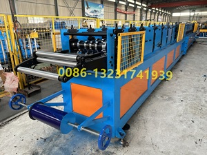 Máquina formadora de rollos automática de bajantes de tubos de combustión de metal redondo de chimenea galvanizada - Product Image 2