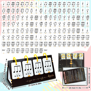 Tarjetas Educativas para Principiantes, Tarjetas de Memoria de Música de Piano Esenciales para Pequeños Músicos, Aprende <span class=keywords><strong>Acordes</strong></span>, Símbolos Musicales Básicos - Product Image 5