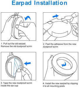 Almohadillas de repuesto para auriculares <span class=keywords><strong>Bose</strong></span> QuietComfort 35 (QC35) y <span class=keywords><strong>Quiet</strong></span> <span class=keywords><strong>Comfort</strong></span> 35 II (QC35 II), cuero más suave, - Product Image 4