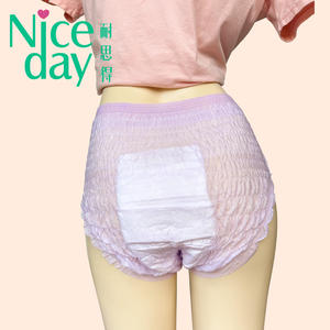 Culottes Menstruelles Jetables en Coton <span class=keywords><strong>pour</strong></span> Adolescentes, Idéales <span class=keywords><strong>pour</strong></span> les Voyages et Flux Abondants, Serviettes Hygiéniques de Nuit - Product Image 4