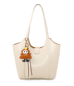 2025时尚潮流高品质PU女式大容量手提袋蒙娜丽莎防水斜挎包带手提包纯色 - Product Image 1