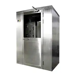 Efficienza di filtrazione È di 99.99% Passare box Doccia D'aria Con Filtro Hepa Per Camere bianche Apparecchiature di Filtraggio Esterno In Acciaio Inox