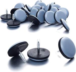 Meilleur protecteur de sol PTFE silencieux anti-dérapant mobile épaissi coussinets coulissants pour meubles Table chaise pour tapis Surface en bois dur - Product Image 1