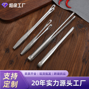 Stainless Steel Barbecue Tongs Heat Resistant Multipurpose Outdoor BBQ Tool 304 Material Durable Design - Product Image 5