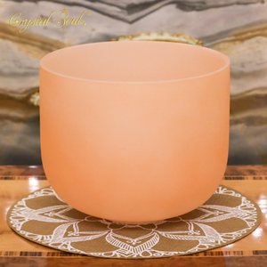 Soul di <span class=keywords><strong>cristallo</strong></span> nuovo Design classico sette Chakra caramella colore <span class=keywords><strong>arancione</strong></span> smerigliato <span class=keywords><strong>cristallo</strong></span> cantando ciotola produttore - Product Image 3