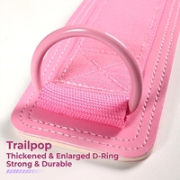 Sangles de cheville rembourrées Trailpop avec logo personnalisé, réglables, pour entraînement, gym, fitness, accessoires pour machines à câbles