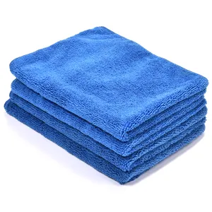 सुपर शोषक लंबी और छोटी ढेर microfiber तौलिया 400gsm edgeless microfiber साफ कपड़े के लिए कार धोने/सफाई